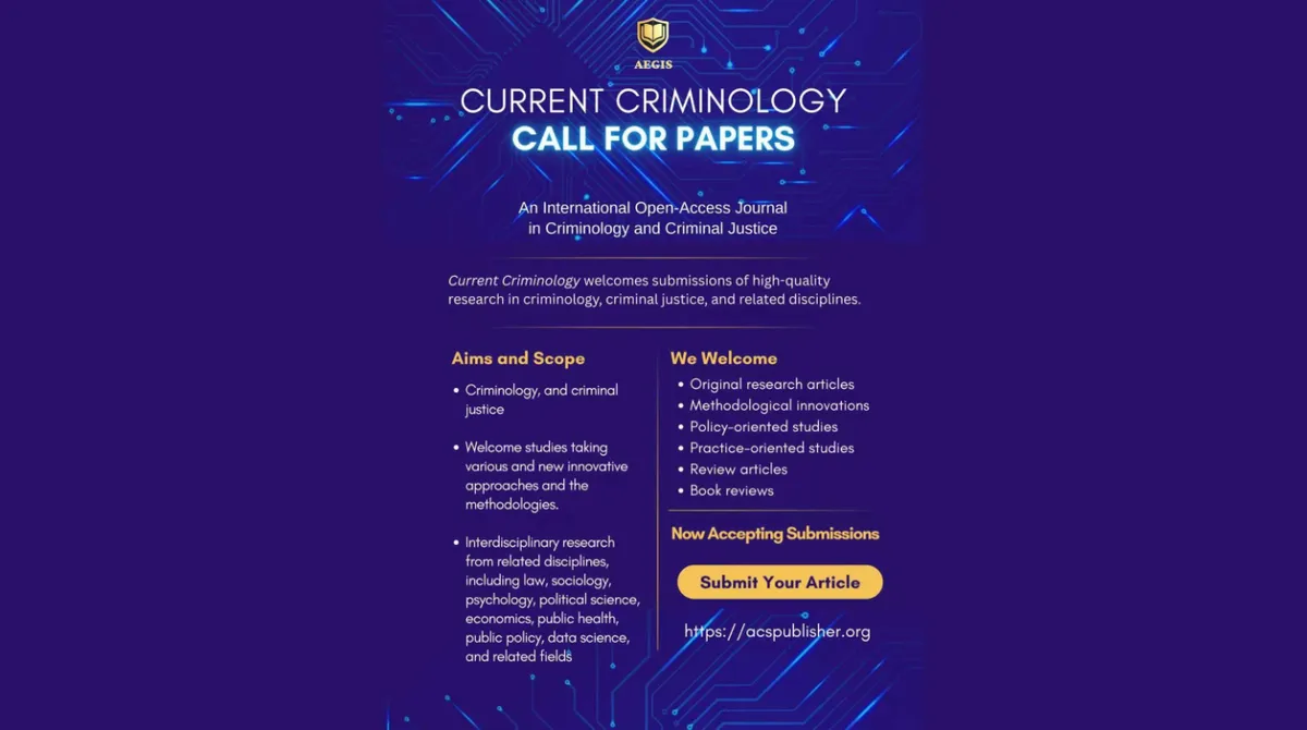 Call for Papers: Current Criminology